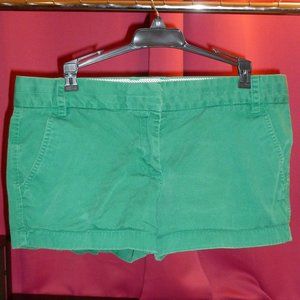 Casual J. Crew Green Chino Broken-in Shorts
